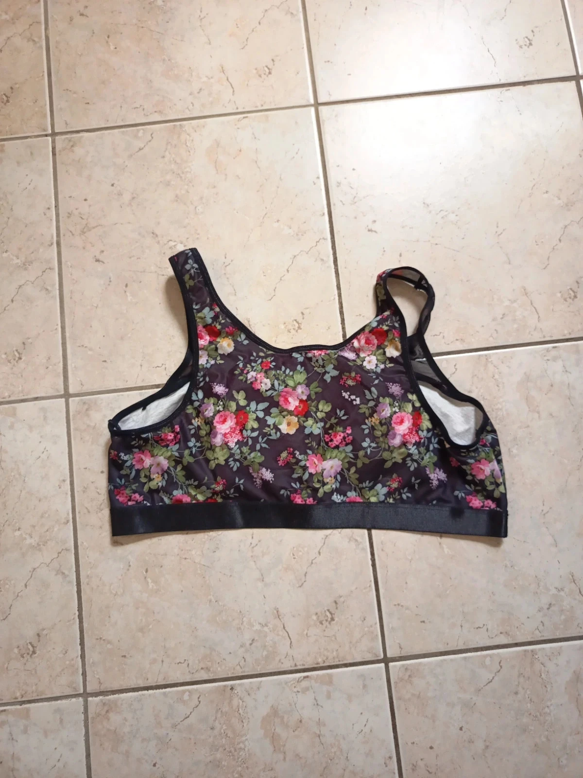 Floury black bra – photo 2